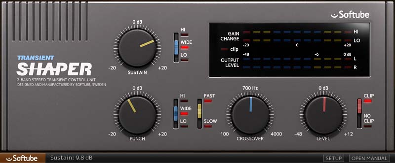 Softube Transient Shaper